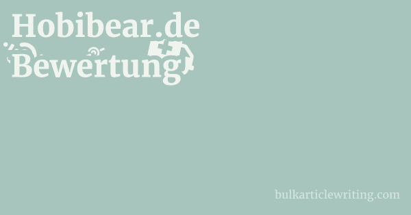 Hobibear.de Bewertung 1 by