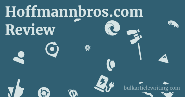 Hoffmannbros.com Review 1 by