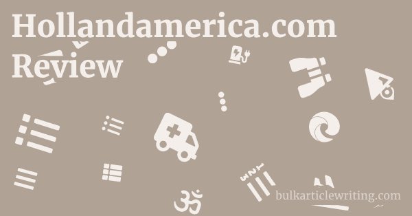 Hollandamerica.com Review 1 by