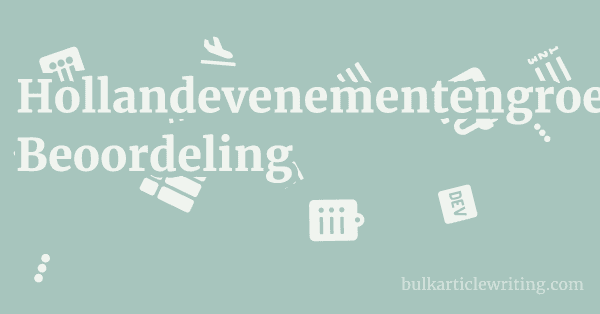 Hollandevenementengroep.nl Beoordeling 1 by