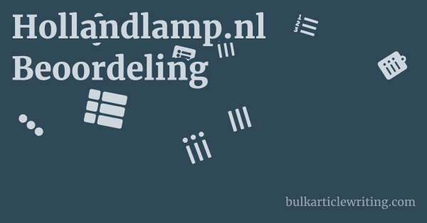 Hollandlamp.nl Beoordeling 1 by