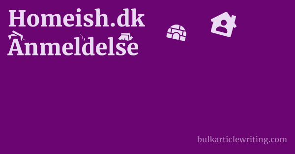 Homeish.dk Anmeldelse 1 by