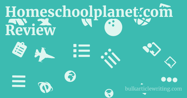Homeschoolplanet.com Review 1 by
