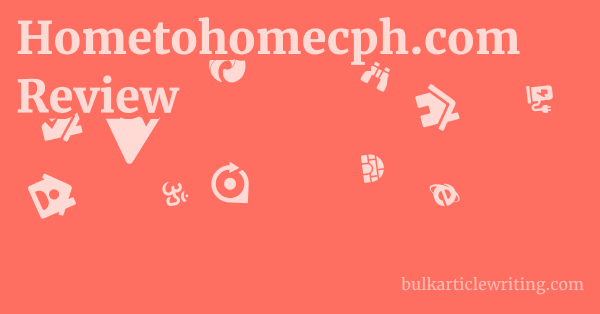 Hometohomecph.com Review 1 by