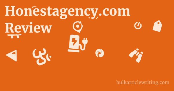 Honestagency.com Review 1 by