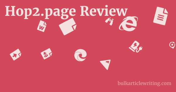 Hop2.page Review 1 by