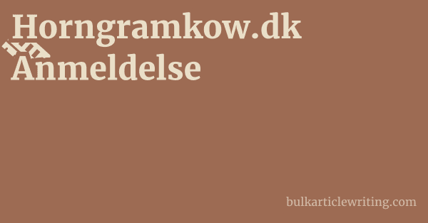 Horngramkow.dk Anmeldelse 1 by