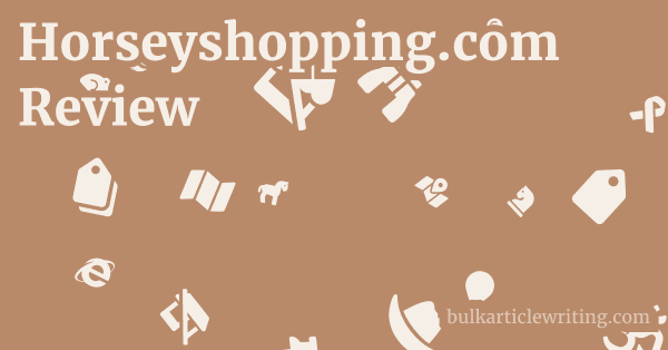 Horseyshopping.com Review 1 by