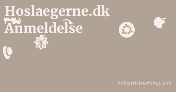 Hoslaegerne.dk Alternativer i Danmark 1 by