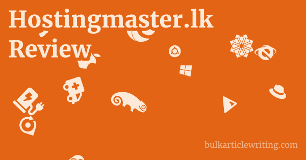Hostingmaster.lk Review 1 by