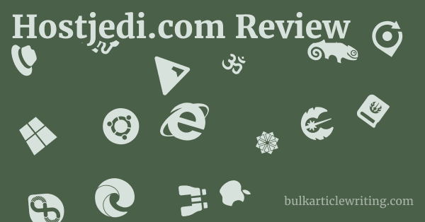 Hostjedi.com Review 1 by