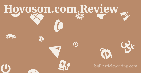 Hovoson.com Review 1 by