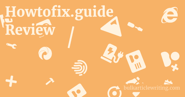 Howtofix.guide Review 1 by Partners