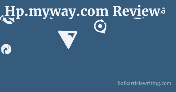 Hp.myway.com Review 1 by