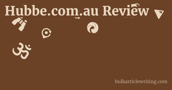 Hubbe.com.au Review 1 by