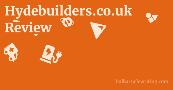 Hydebuilders.co.uk Review 1 by Partners