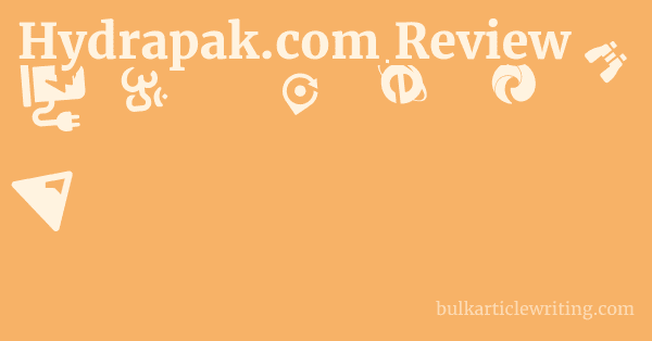 Hydrapak.com Review 1 by