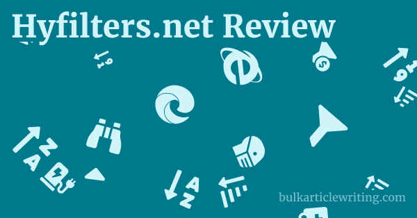 Hyfilters.net Review 1 by Partners
