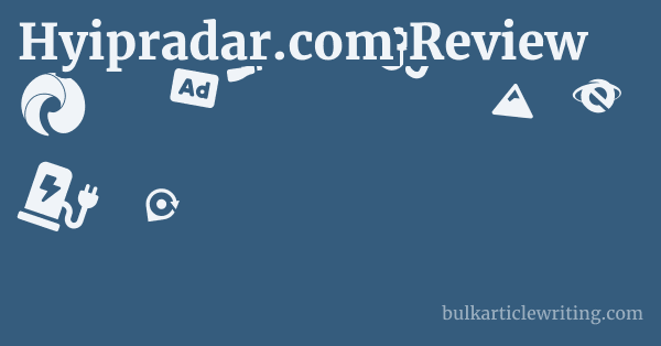 Hyipradar.com Review 1 by