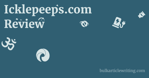 Icklepeeps.com Review 1 by