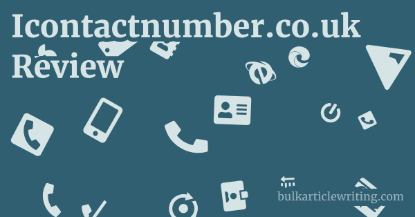 Icontactnumber.co.uk Review 1 by