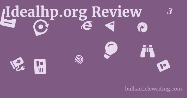 Idealhp.org Review 1 by