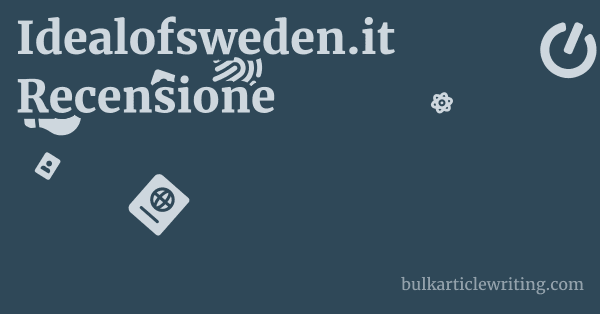 Idealofsweden.it Recensione 1 by