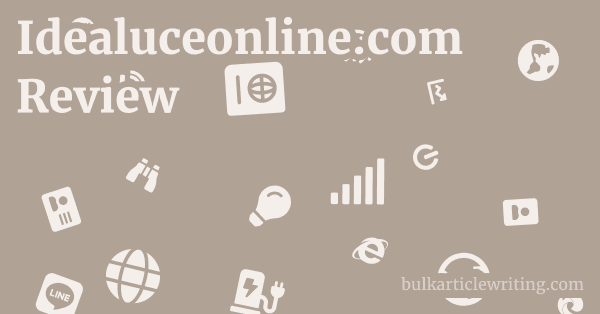 Idealuceonline.com Review 1 by
