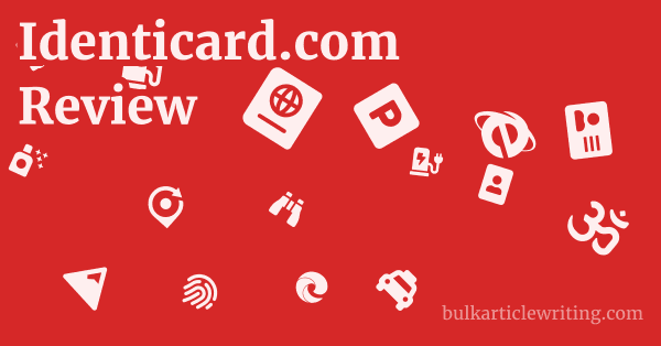 Identicard.com Review 1 by Partners