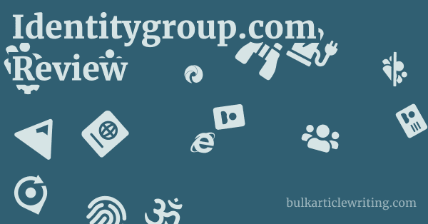 Identitygroup.com Review 1 by