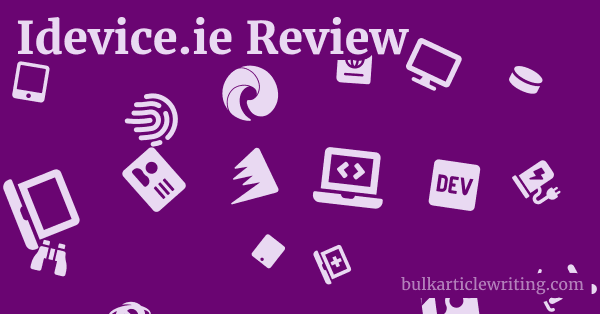 Idevice.ie Review 1 by