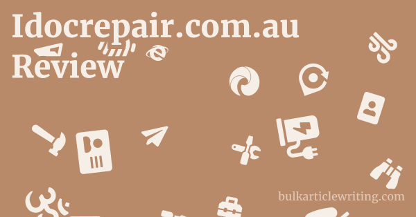 Idocrepair.com.au Review 1 by