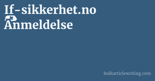If-sikkerhet.no Anmeldelse 1 by Partners
