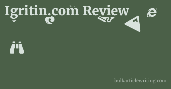 Igritin.com Review 1 by