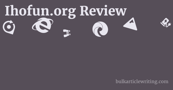 Ihofun.org Review 1 by