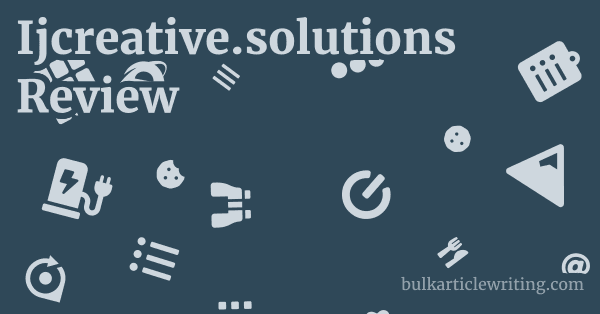 Ijcreative.solutions Review 1 by