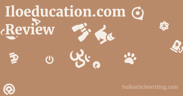 Iloeducation.com Review 1 by Partners