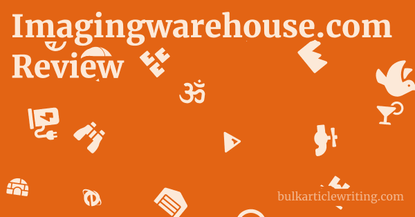 Imagingwarehouse.com Review 1 by