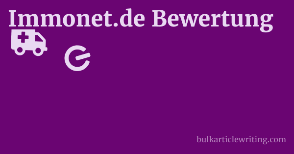 Immonet.de Bewertung 1 by
