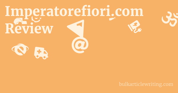 Imperatorefiori.com Review 1 by Partners