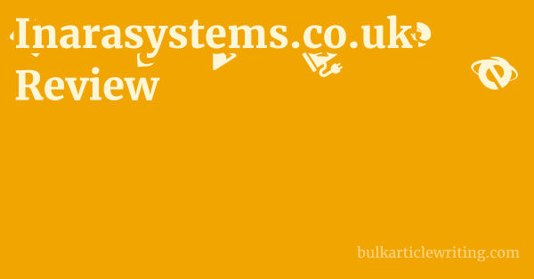 Inarasystems.co.uk Review 1 by