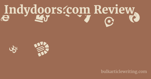 Indydoors.com Review 1 by