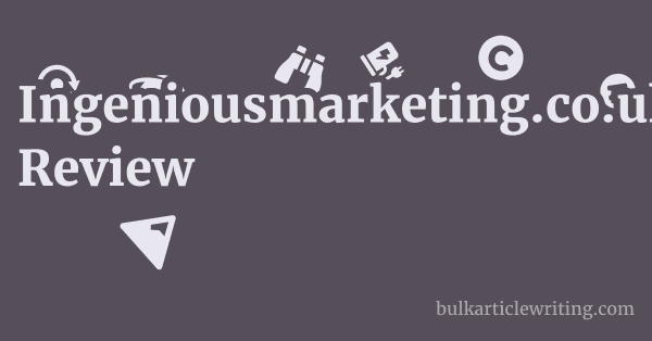 Ingeniousmarketing.co.uk Review 1 by