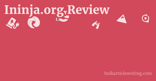 Ininja.org Review 1 by