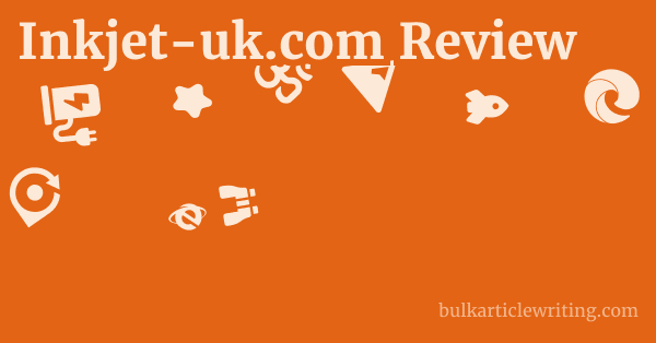 Inkjet-uk.com Review 1 by Partners