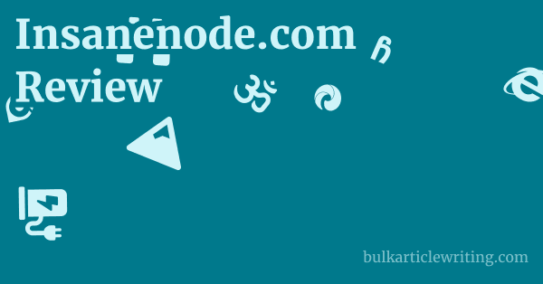 Insanenode.com Review 1 by