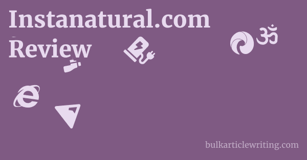 Instanatural.com Review 1 by