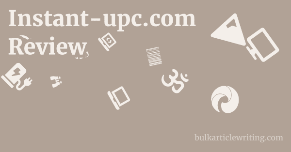 Instant-upc.com Review 1 by
