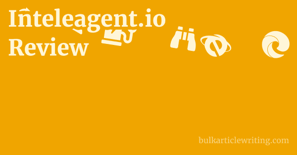 Inteleagent.io Review 1 by