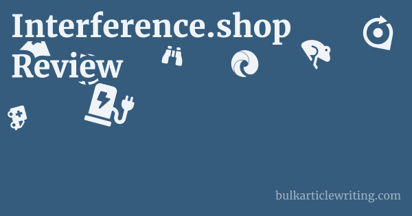 Interference.shop Review 1 by
